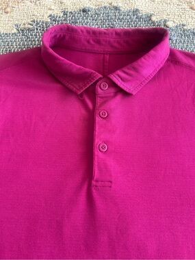 Lululemon ShowZero™ Slim-Fit Polo Shirt Magenta